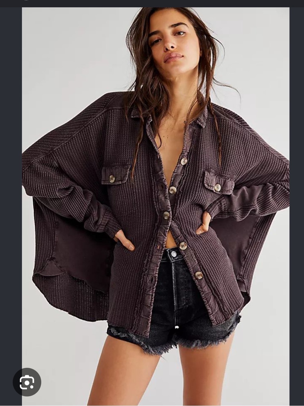 Free People One Scout Jacket - Brown, XS